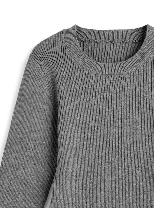 Ribbed Flare Sleeve Knit Top 羅紋喇叭袖針織上衣 [ai249] – image 14