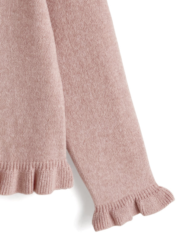 Ruffle Knit Cardigan 荷葉邊針織開襟外套 [fo2399] — 15