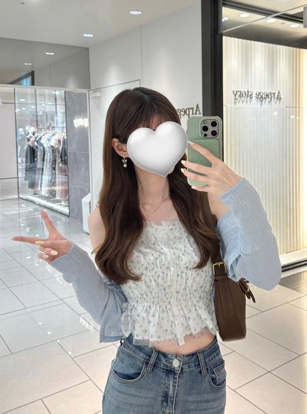 Cool-Touch Ribbed Cardigan 接觸涼感羅紋開襟外套