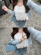 Cool-Touch Ribbed Cardigan 接觸涼感羅紋開襟外套