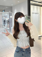 Cool-Touch Ribbed Cardigan 接觸涼感羅紋開襟外套