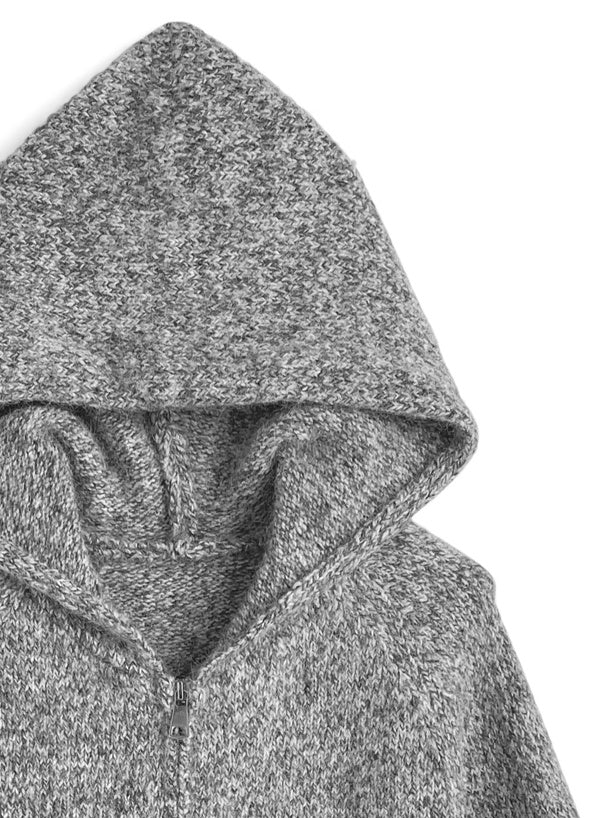 Double-Zip Knit Hoodie 雙拉鍊針織連帽外套 [ac2780] — 8