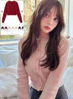 Cropped Knit Cardigan 短版針織開襟衫 [an1509] 2