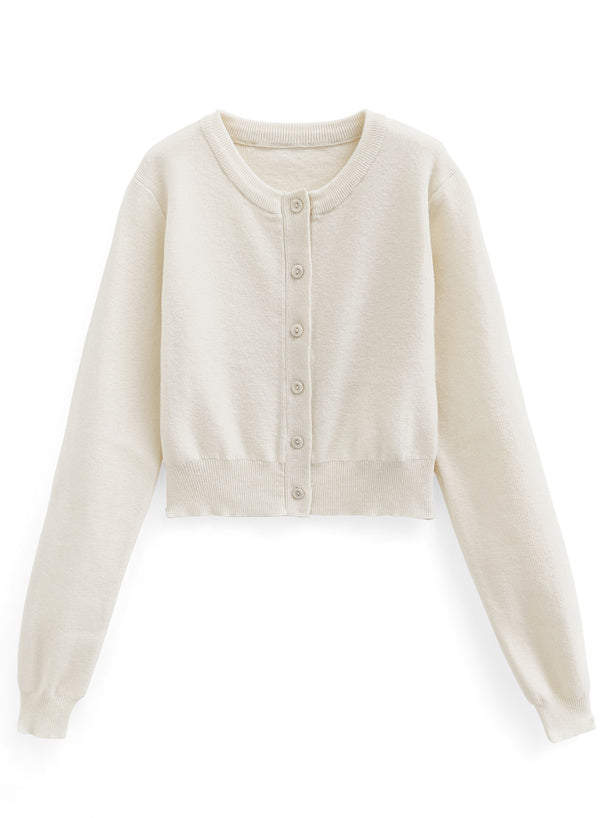Cropped Knit Cardigan 短版針織開襟衫 [an1509] 13