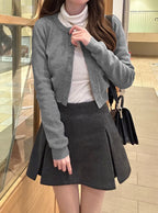 Cropped Knit Cardigan 短版針織開襟衫 [an1509] 19