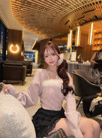 an1973 Cable Knit Camisole & Bolero Set 麻花針織吊帶背心與短版開襟衫套裝 2