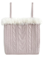 an1973 Cable Knit Camisole & Bolero Set 麻花針織吊帶背心與短版開襟衫套裝 13