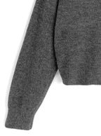 Gold Button Crew Neck Knit Cardigan 金色鈕扣圓領針織開襟衫 at2579 image 8
