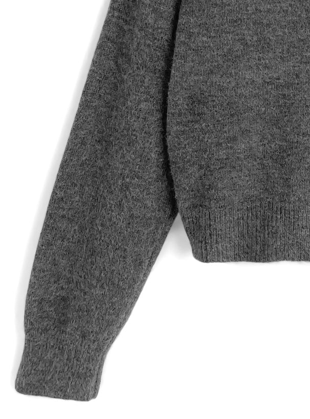 Gold Button Crew Neck Knit Cardigan 金色鈕扣圓領針織開襟衫 at2579 image 8