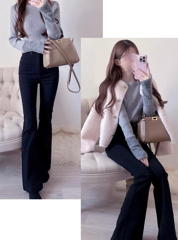 Stretch Flare Pants 彈性喇叭褲 [cu34] — image 7