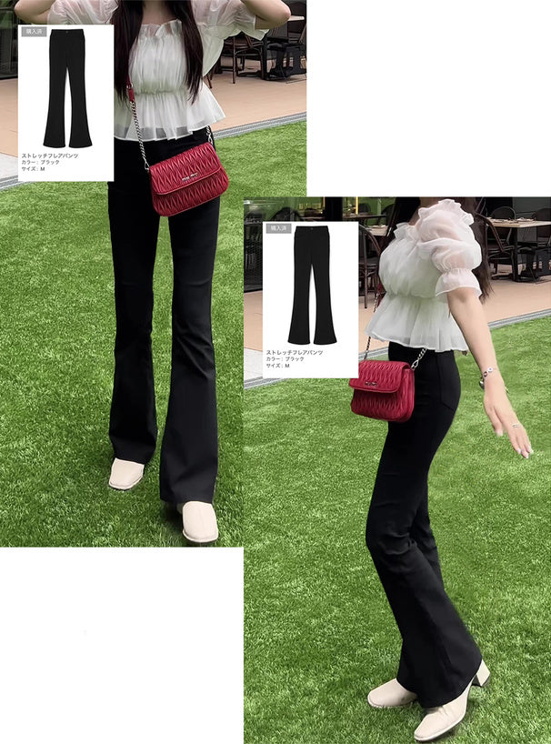 Stretch Flare Pants 彈性喇叭褲 [cu34] — image 8