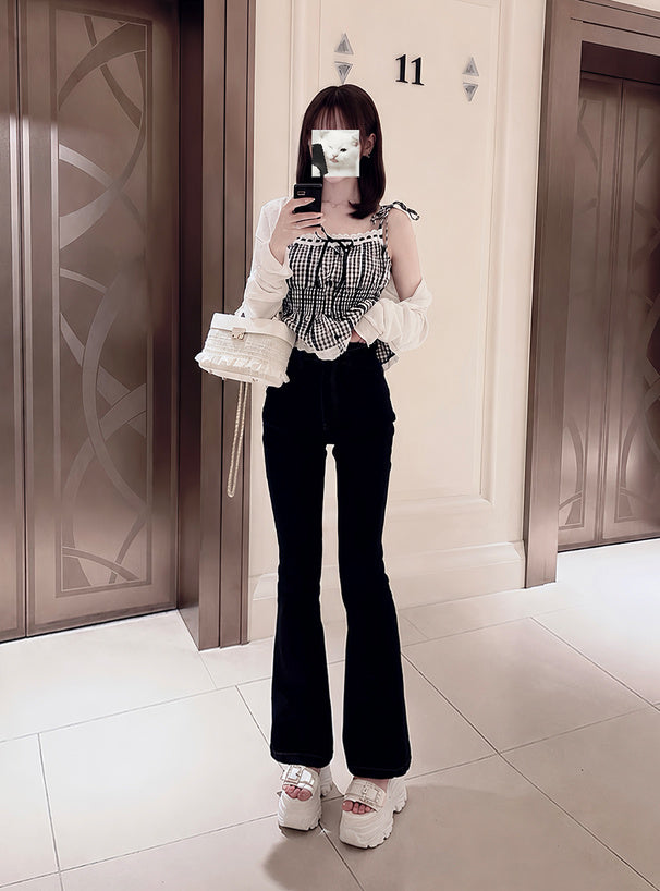 Stretch Flare Pants 彈性喇叭褲 [cu34] — image 10