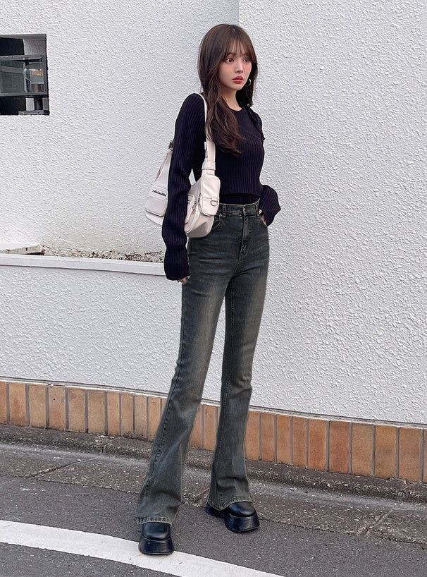 Stretch Flare Jeans 彈性喇叭牛仔褲 cu535 — 6