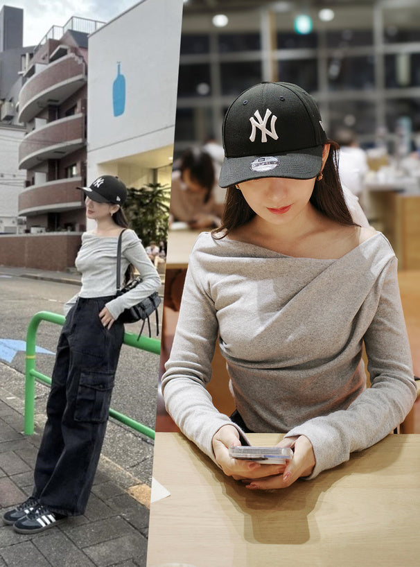 3-Way Draped Wrap Top 三穿式垂墜交疊上衣 dk1571 18