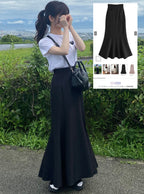 GRL dk988 Back Slit Mermaid Skirt 後開衩魚尾長裙 image 1