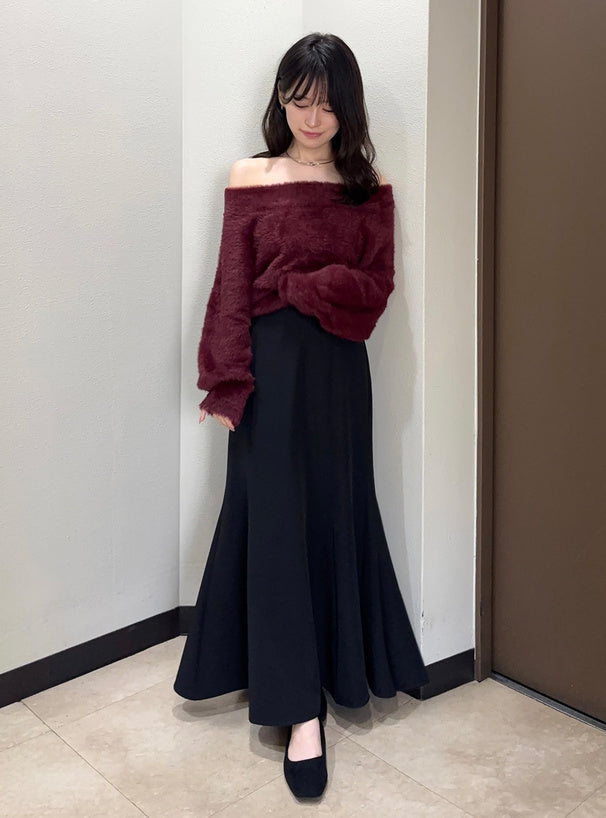 GRL dk988 Back Slit Mermaid Skirt 後開衩魚尾長裙 image 3