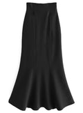 GRL dk988 Back Slit Mermaid Skirt 後開衩魚尾長裙 image 4