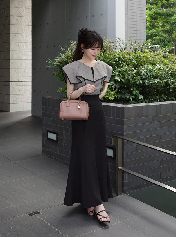 GRL dk988 Back Slit Mermaid Skirt 後開衩魚尾長裙 image 13
