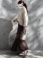 GRL dk988 Back Slit Mermaid Skirt 後開衩魚尾長裙 image 14