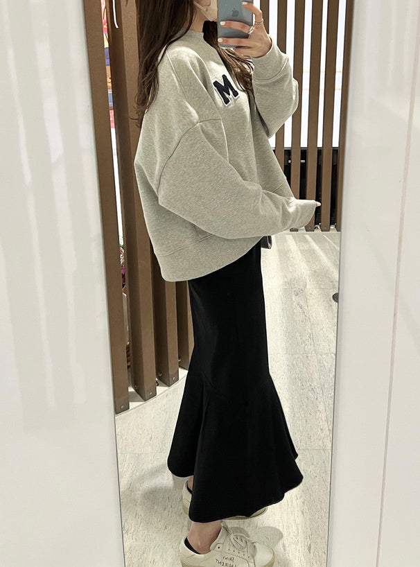 GRL dk988 Back Slit Mermaid Skirt 後開衩魚尾長裙 image 16