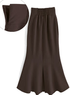 GRL dk988 Back Slit Mermaid Skirt 後開衩魚尾長裙 image 19