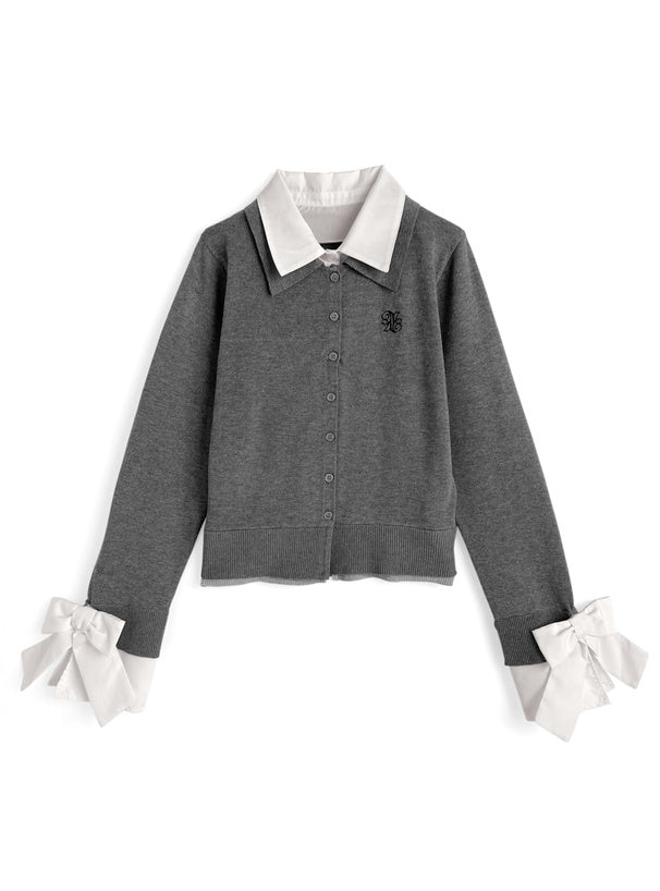 GRL fs29 collared knit top 襯衫領針織上衣 5
