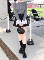 GRL fs29 collared knit top 襯衫領針織上衣 6