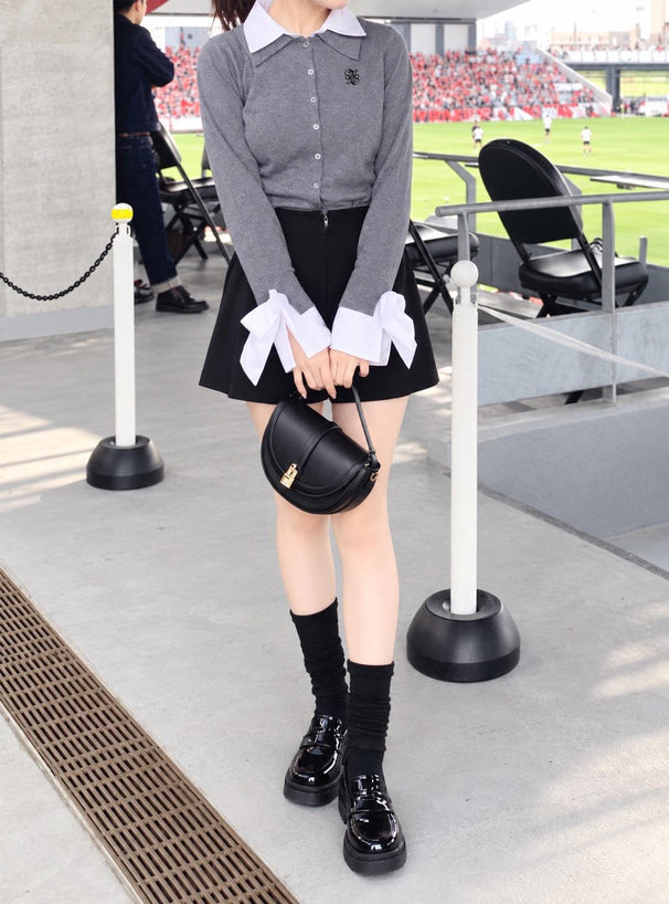 GRL fs29 collared knit top 襯衫領針織上衣 6