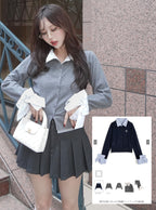 GRL fs29 collared knit top 襯衫領針織上衣 7