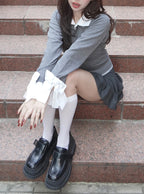 GRL fs29 collared knit top 襯衫領針織上衣 9