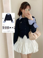 GRL fs29 collared knit top 襯衫領針織上衣 11