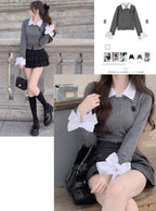 GRL fs29 collared knit top 襯衫領針織上衣 12