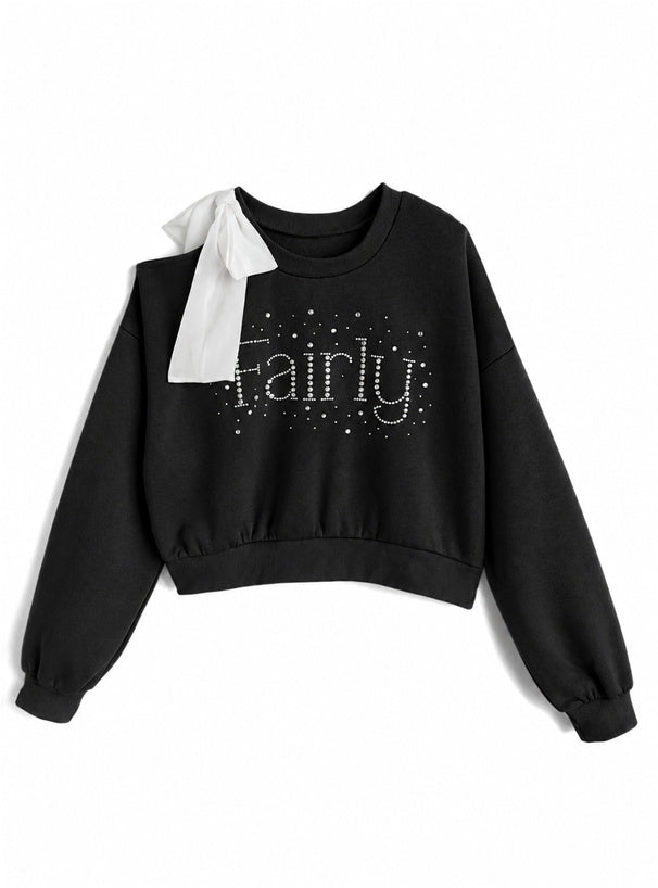 GRL fu496 glitter sweatshirt top 閃亮衛衣上衣 — image 圖片 4