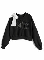 GRL fu496 glitter sweatshirt top 閃亮衛衣上衣 — image 圖片 4