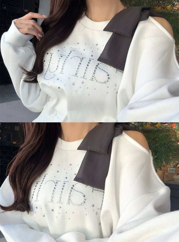 GRL fu496 glitter sweatshirt top 閃亮衛衣上衣 — image 圖片 2