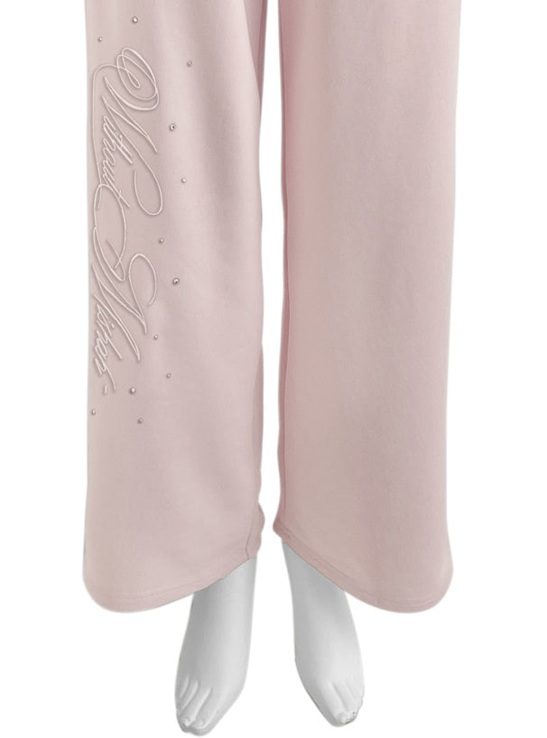 Logo Embroidery & Rhinestone Sweatpants 標誌刺繡水鑽休閒運動褲 [fu511] — 15