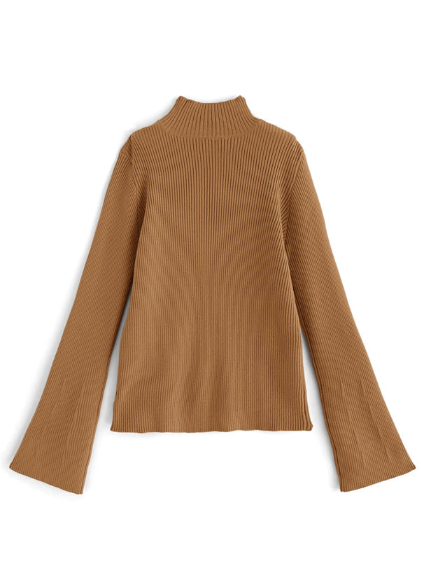 GRL k9086d High Neck Flare Sleeve Rib Knit Top 高領喇叭袖羅紋針織上衣 19