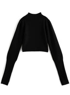 Thumbhole Long-Sleeve Knit Top 拇指孔長袖針織上衣 [k9206d] 4