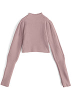 Thumbhole Long-Sleeve Knit Top 拇指孔長袖針織上衣 [k9206d] 5