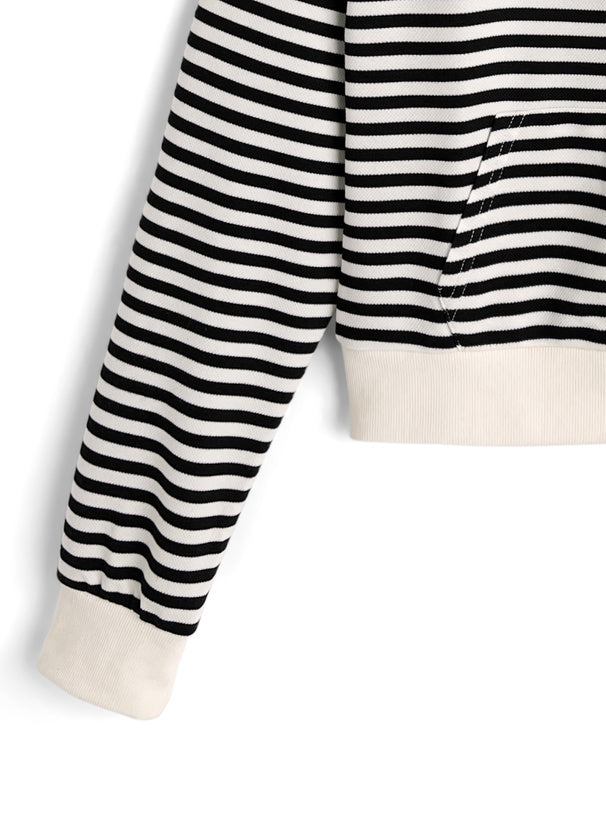 Animal-Ear Striped Zip Hoodie 動物耳朵條紋拉鍊連帽上衣 [ks291] — image 圖片 12
