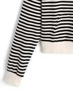 Animal-Ear Striped Zip Hoodie 動物耳朵條紋拉鍊連帽上衣 [ks291] — image 圖片 12