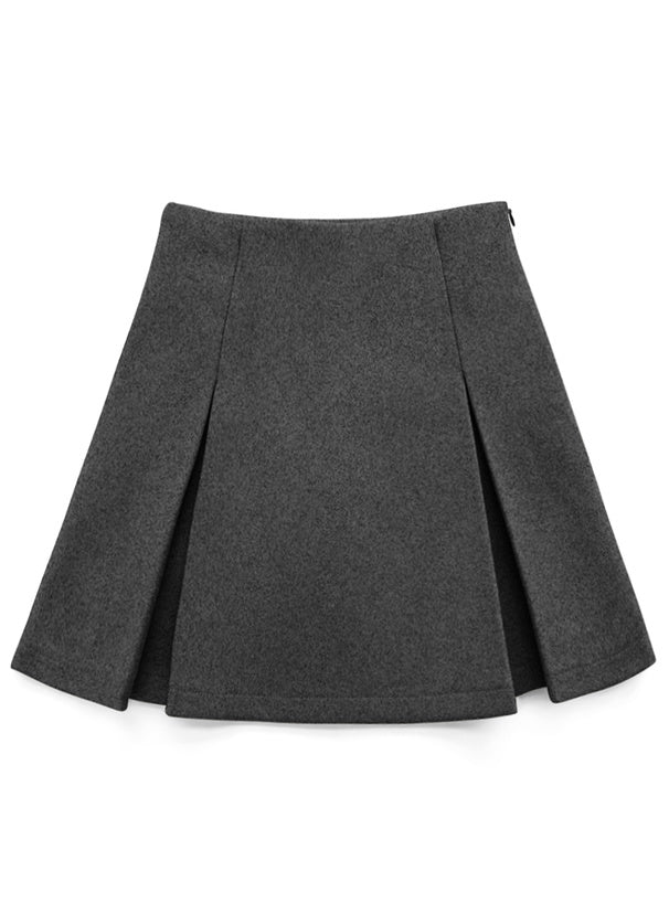 Box Pleated Mini Skirt 箱褶迷你裙 [mei41] 6