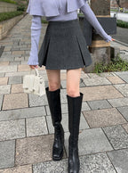 Box Pleated Mini Skirt 箱褶迷你裙 [mei41] 3