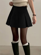 Box Pleated Mini Skirt 箱褶迷你裙 [mei41] 9