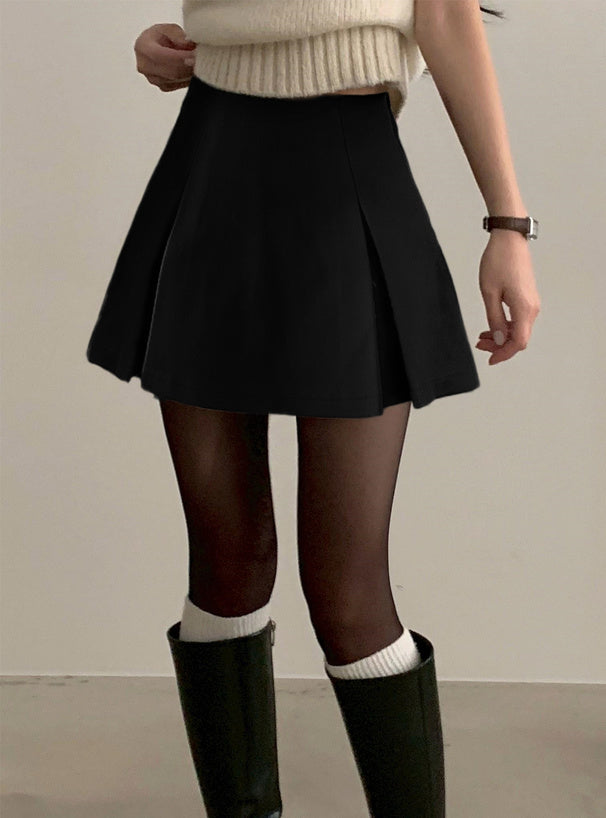 Box Pleated Mini Skirt 箱褶迷你裙 [mei41] 9