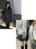 Box Pleated Mini Skirt 箱褶迷你裙 [mei41] 13