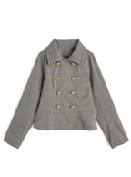 Glen Check Napoleon Blouse 格紋拿破崙風襯衫 [pm1025] 2