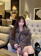 Faux Fur Short Coat 人造毛皮短版外套 [on331] image 2