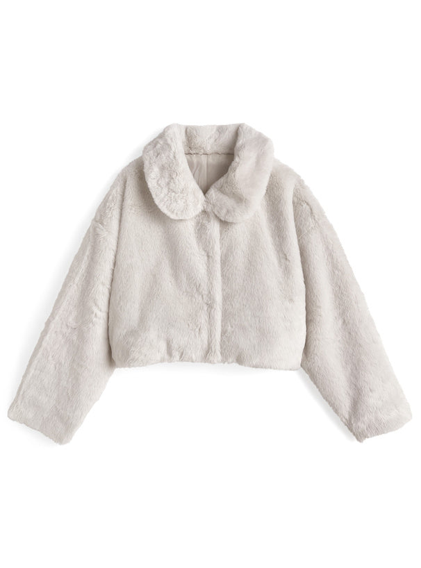 Faux Fur Short Coat 人造毛皮短版外套 [on331] image 5