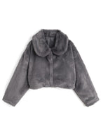 Faux Fur Short Coat 人造毛皮短版外套 [on331] image 6